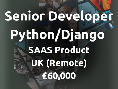 Snr PythonDjango DEV