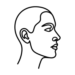 One-line Face template