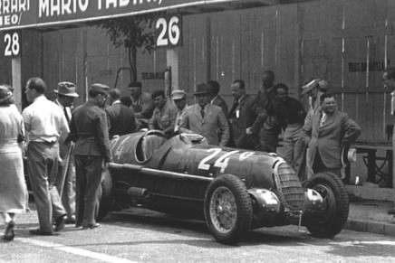 GP Ungheria 1936 Box Scuderia Ferrari (Alfa Romeo Nuvolari)