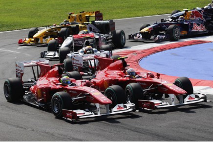 Massa Alonso GP Italia 2010 Ferrari F10