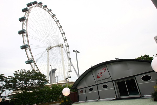 Singapore- Paddock, TV Compound