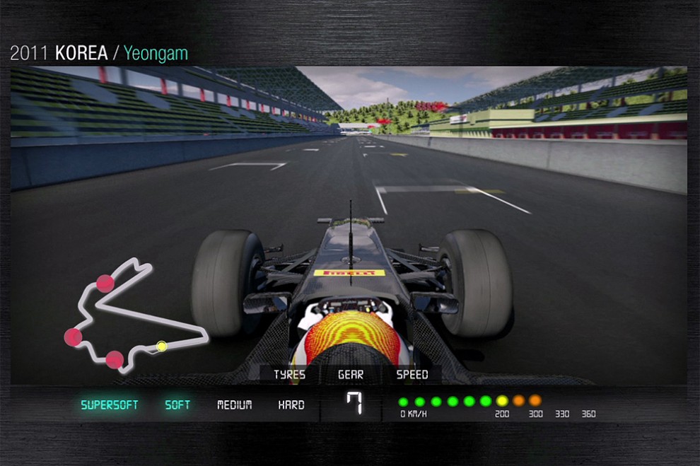 F1 | GP Corea 2011: Un giro di pista in 3D con il simulatore Pirelli