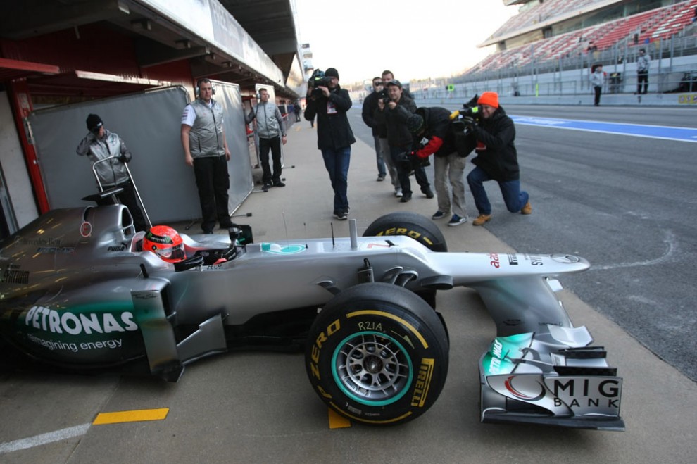 F1 | Test Barcellona – Day 3, ore 11: “Schumacher davanti a tutti”