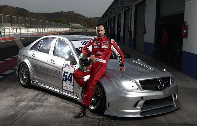 Tonio Liuzzi torna in pista con la Mercedes AMG C63