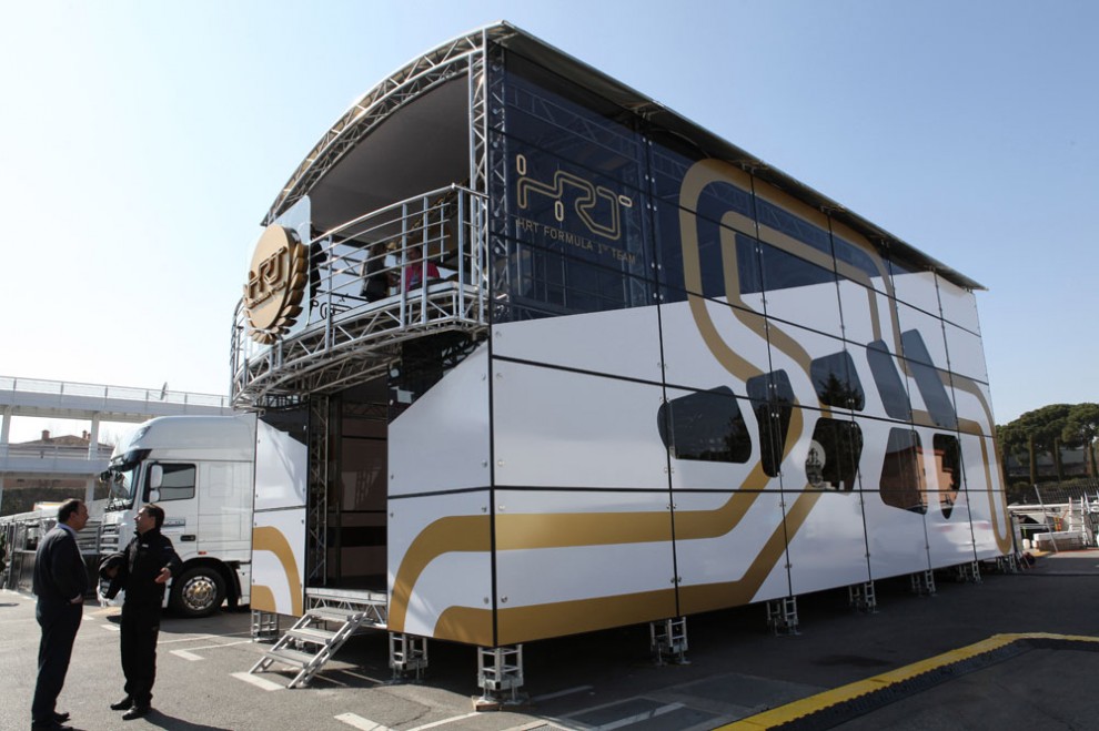 F1 | HRT ha svelato il nuovo motorhome