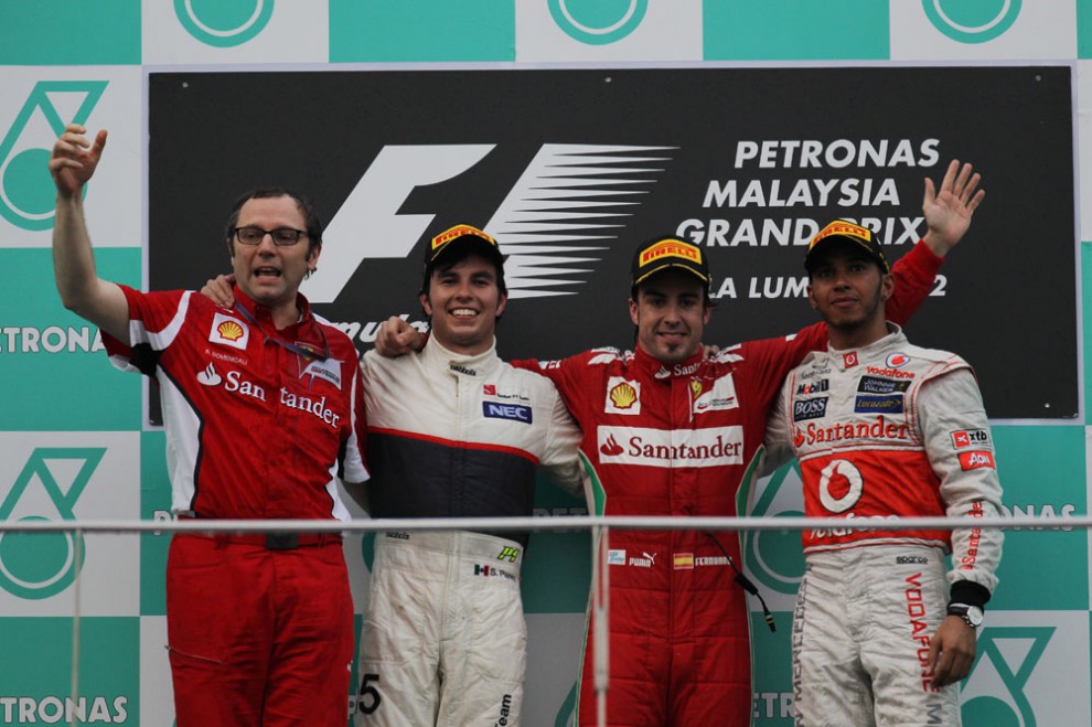 F1 | GP Malesia 2012: Ordine di arrivo
