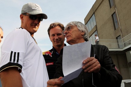 schumacher with ecclestone