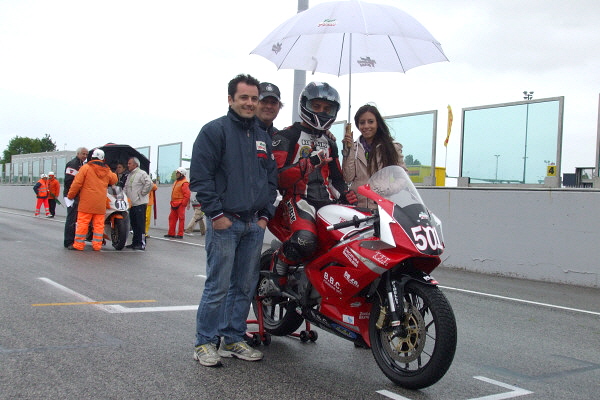 Giovanni Luc, in moto senza valigia