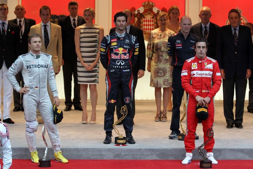 F1 | GP Monaco 2012 ordine di arrivo: Webber, Rosberg, Alonso