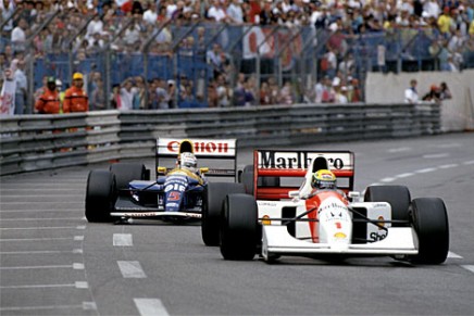 Senna Mansell Monaco 1992