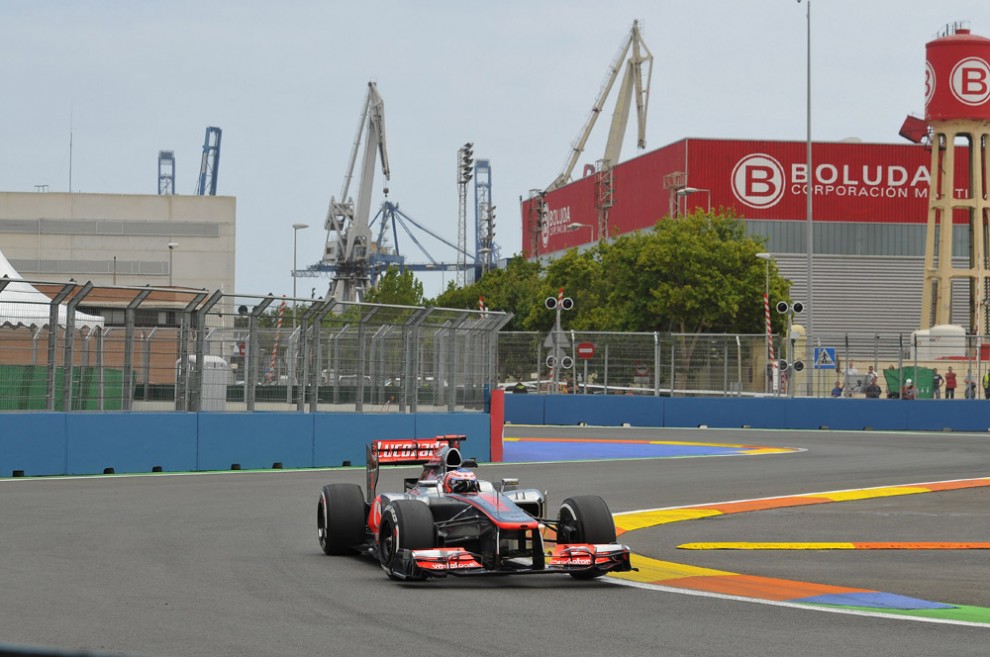 F1 | GP Europa 2012: ultime libere, Button, Grosjean e Raikkonen