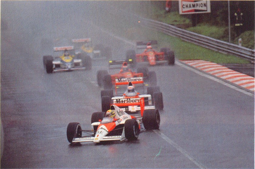 F1 GP Belgio 1989 partenza