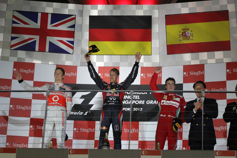 F1 | GP Singapore 2012: Nuovo ordine di arrivo