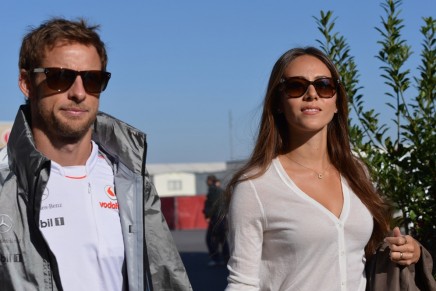 Jenson Button e Jessica Michibata