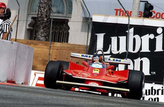Villeneuve 1979 Long Beach Ferrari 312 T4