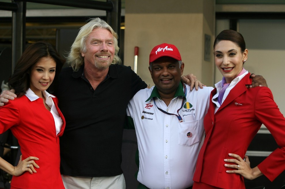 F1 | Richard Branson, uno steward speciale per Tony Fernandes