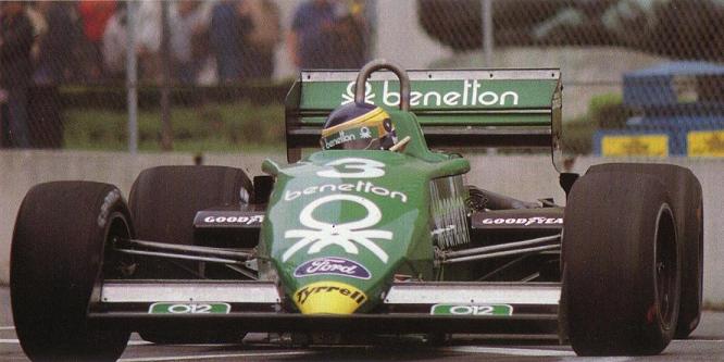 Alboreto Tyrrell Detroit 1983