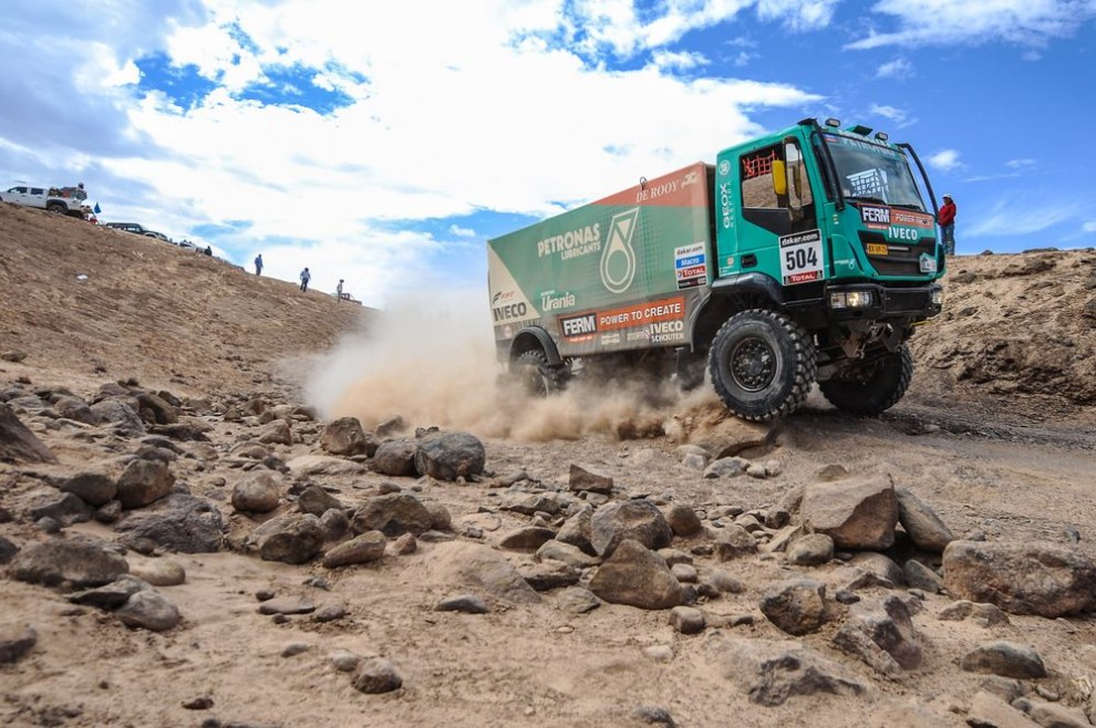 Dakar 2013: Iveco, De Rooy di nuovo in testa