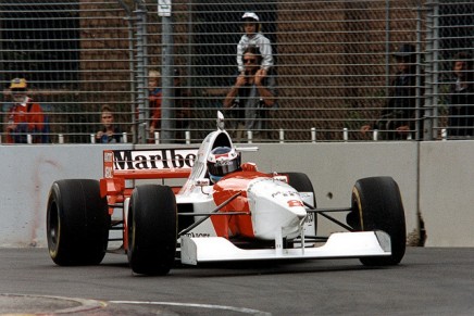 Mika Hakkinen McLaren MP410 Adelaide 1995