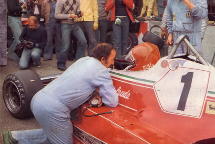 Niki Lauda Ferrari 312 T2 Monza 1976