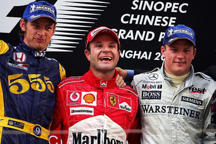 Podio GP Cina 2006