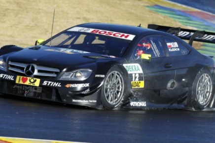 Robert Kubica Mercedes DTM Valencia 2013