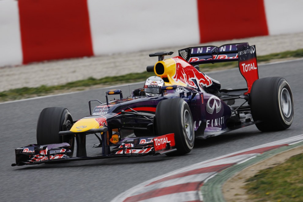 F1 | Vettel soddisfatto della RB9 dopo la prima giornata di test a Barcellona