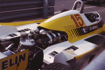 Moteur V-6 1,5l turbo de la Renault de JP Jabouille - Zolder 1980