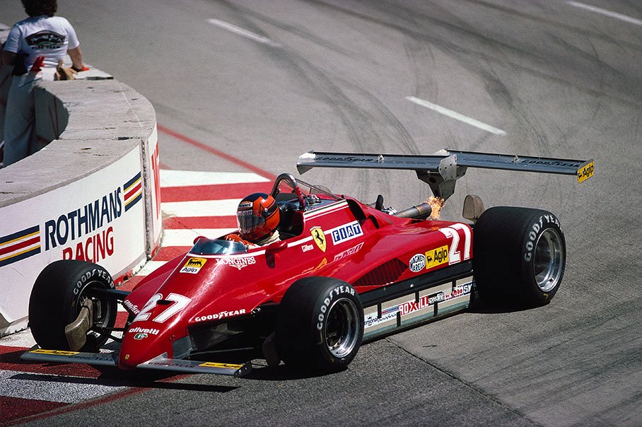 Gilles Villeneuve Ferrari 126 C2 Long Beach 1982