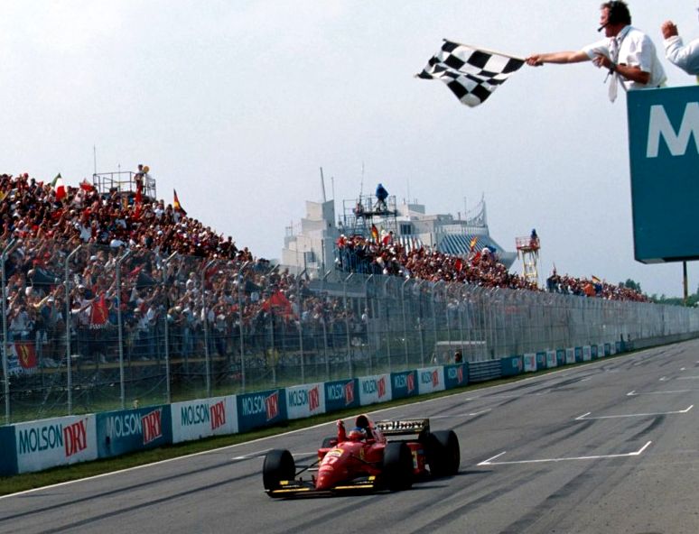 Alesi Ferrari Canada 1995