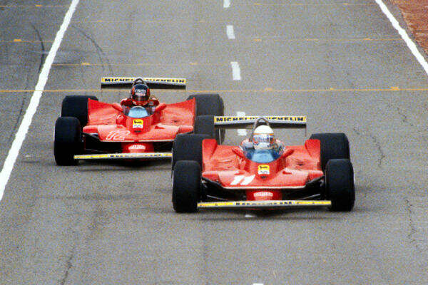 Gilles Villeneuve e Jody Scheckter Ferrari 312 T4 1979