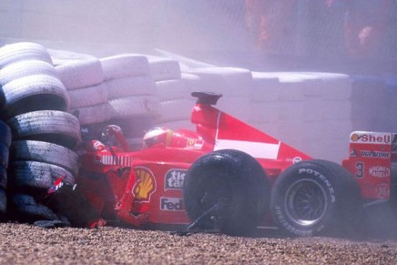 Schumacher Ferrari Silverstone 1999