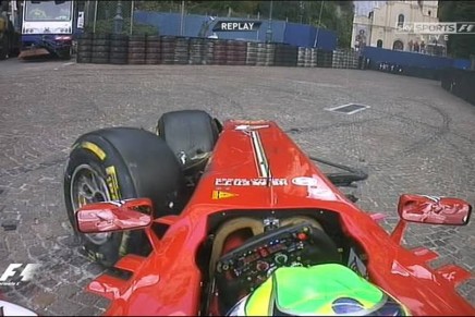 Massa incidente a Saint Devote Monaco 2013