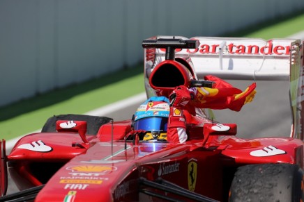 12.05.2013-Race, Fernando Alonso (ESP) Scuderia Ferrari F138 race winner