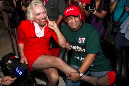 Richard Branson e Tony Fernandes