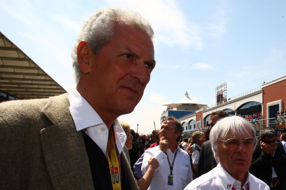 Marco Tronchetti Provera con Bernie Ecclestone in Turchia nel 2011