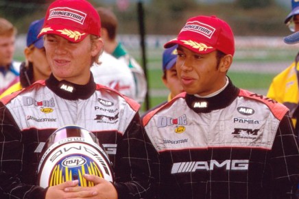 nico rosberg lewis hamilton 2001