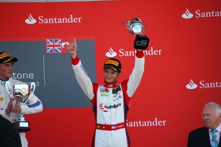 Alex Fontana podio Silverstone 2013 GP3