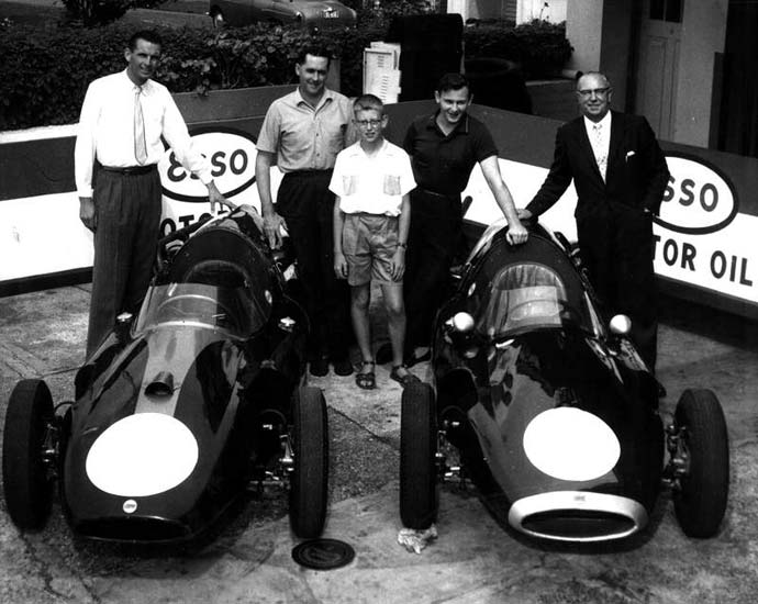 Bruce Mclaren e Jack Brabham