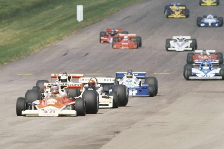 Gp Gran Bretagna 1977 Villeneuve partenza