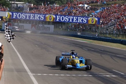 Alonso Renault 2003 Budapest GP Ungheria