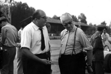 Carlo Chiti ed Enzo Ferrari