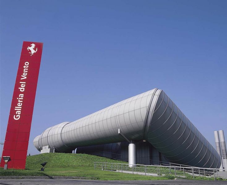 La Galleria del  Vento Ferrari a Maranello