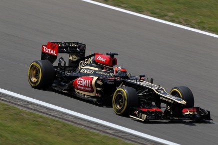 06.07.2013- Qualifying, Kimi Raikkonen (FIN) Lotus F1 Team E21