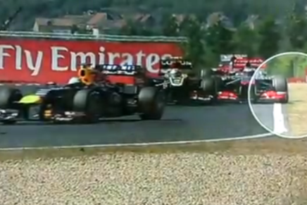 Sorpasso Grosjean Button - Ungheria 2013