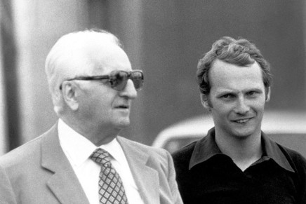 Enzo Ferrari Niki Lauda