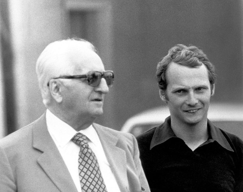 Enzo Ferrari Niki Lauda