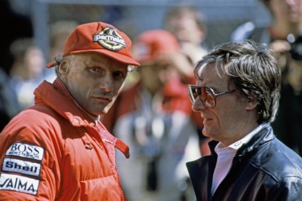 F1 1985 Lauda Ecclestone