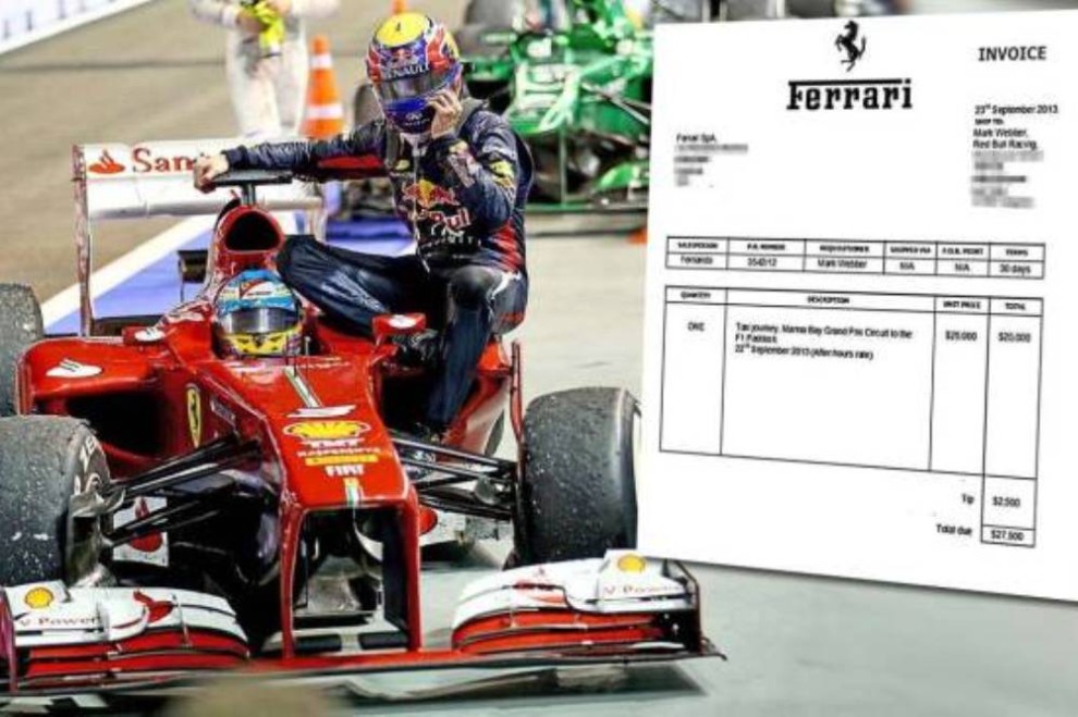 F1 | La Bild ammette la topica sulla fattura Ferrari a Webber