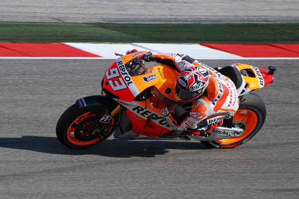 MotoGP | Libere Aragon: 1° Marquez, dominio Honda, 7° Rossi